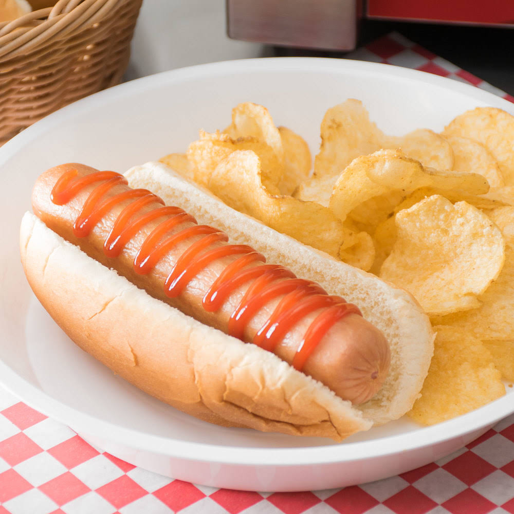 8/1 Jumbo Meat Franks - 96/Case I94079