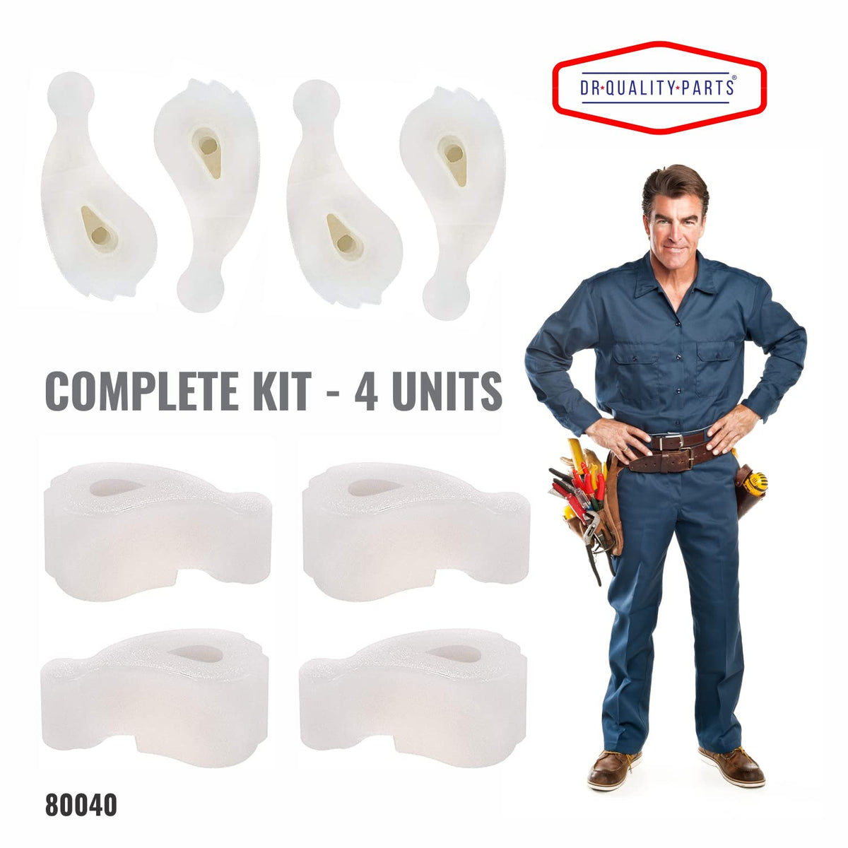 Washer Agitator Dogs Replacement Kit, Pack of 4 N284