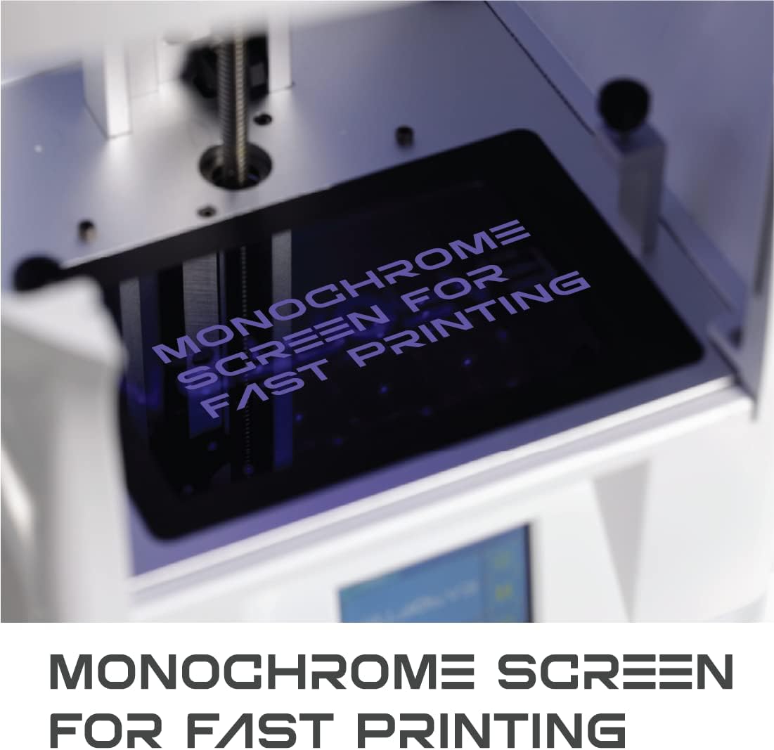 Blue MSLA High Resolution Resin 3D Printer 130x80x165mm M11103