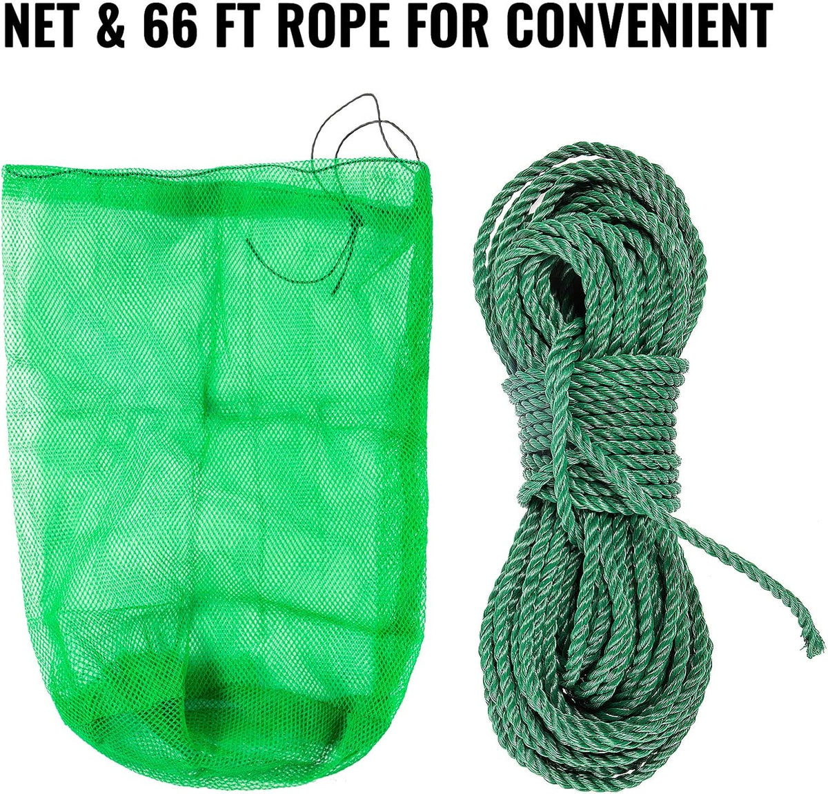 24 inch Double Sided Aquatic Weed Rake with 66 ft Rope Y35568