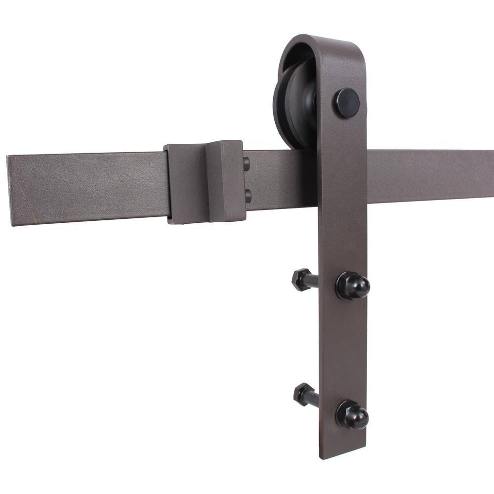 Stained Double Barn Door with Hardware Kit K150
