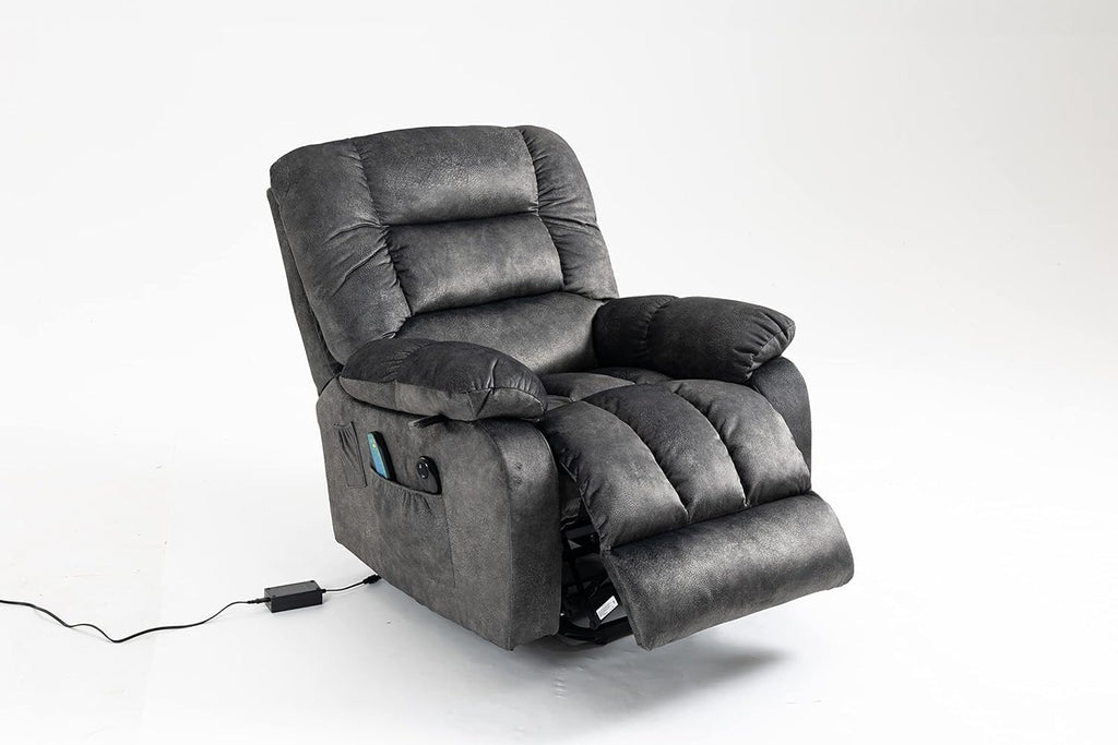 Oversized Dual Motor Lift Recliner with Heat and Massage F5063