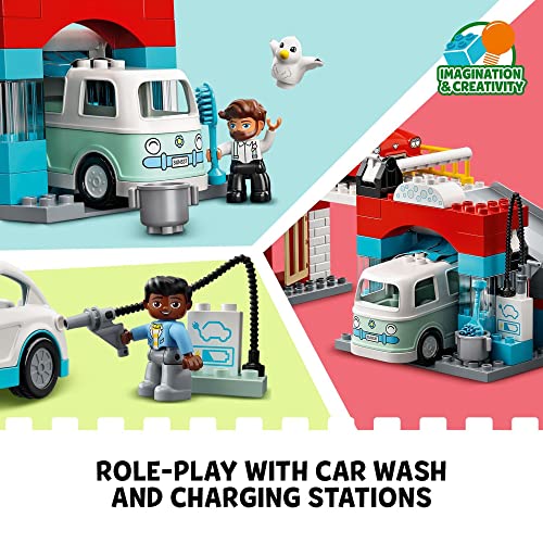 Parking Garage and Car Wash Set with Garage, Gas Station & Toy Cars Z7097
