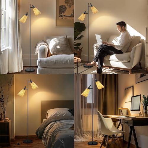 Gold Floor Lamp with Foot Switch Standing Lamp K279137