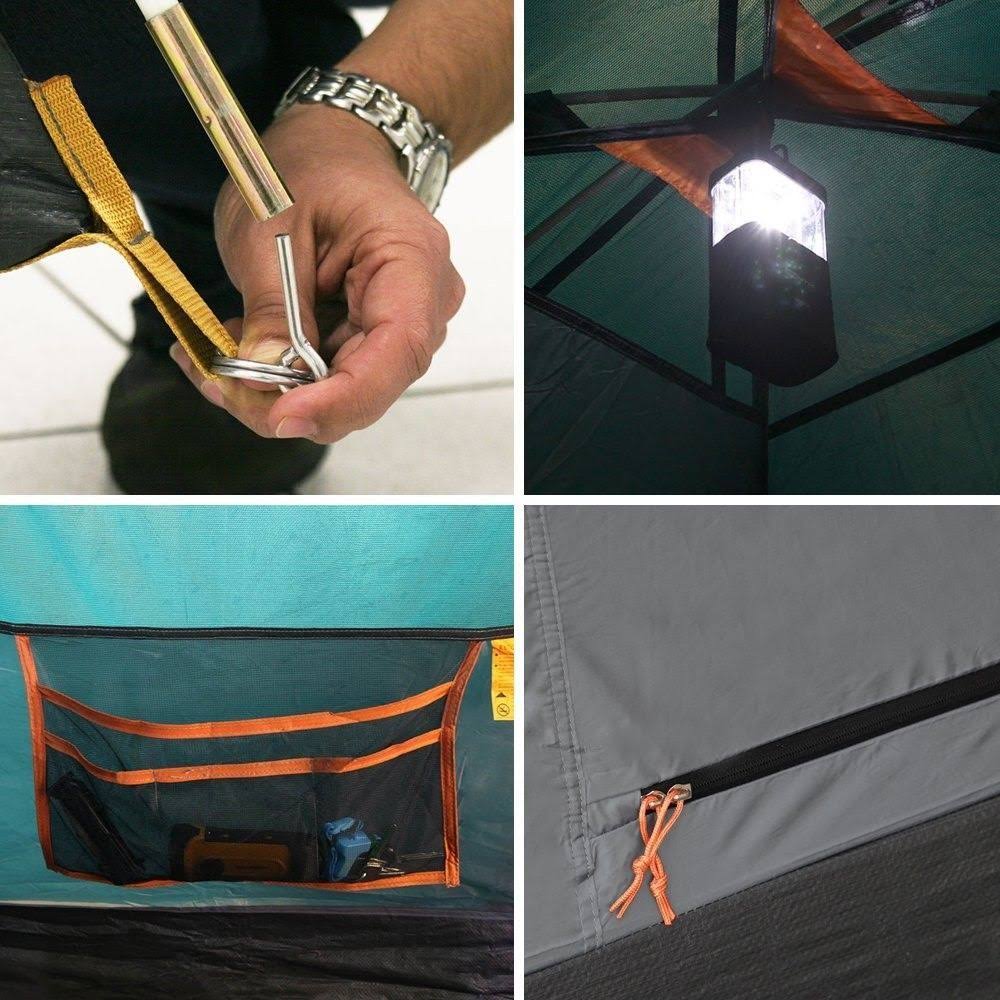 8 to 9 Person 10 by 15 Foot Waterproof Camping Tent O777771