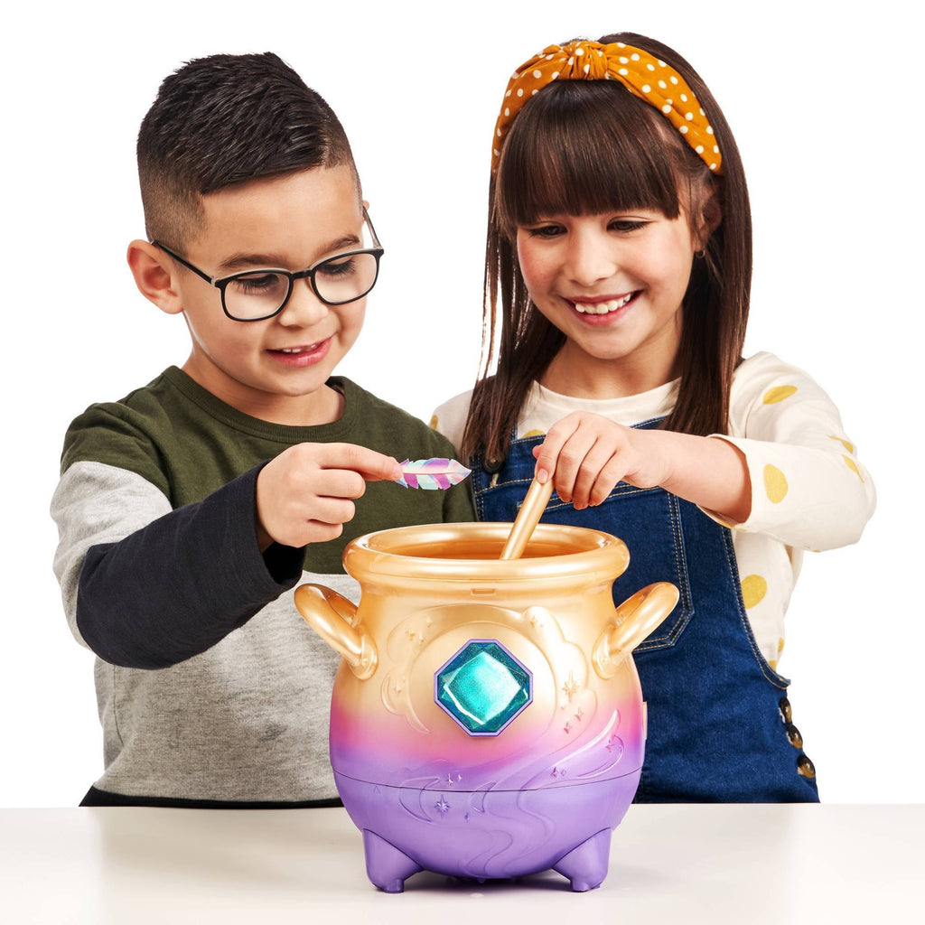 Blue Interactive Plush Toy Magical Misting Cauldron E65555