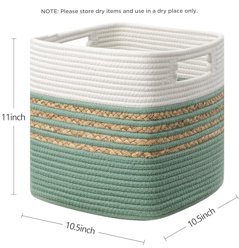 Set of 4 Water Hyacinth Storage Bins with Handles, Brown I301