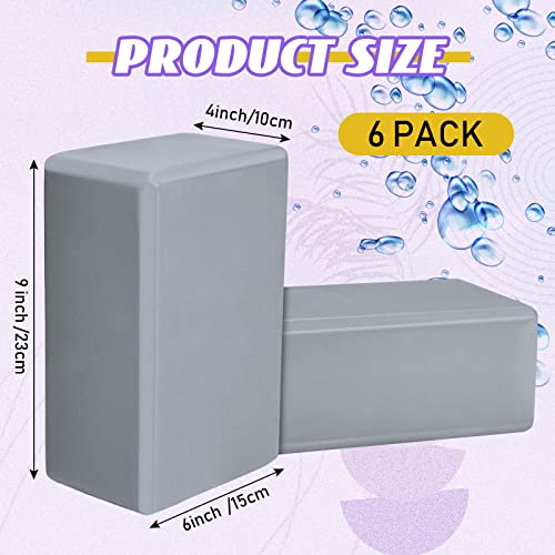 6 Pack Eva Foam Yoga Blocks D91517