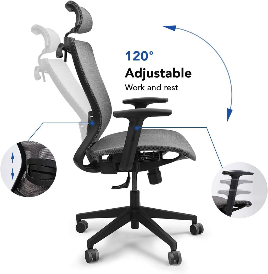 Black Mesh Ergonomic Office Chair N16424