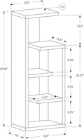 Dark Taupe Bookcase U28985