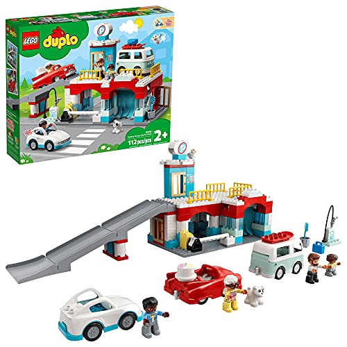 Parking Garage and Car Wash Set with Garage, Gas Station & Toy Cars Z7097