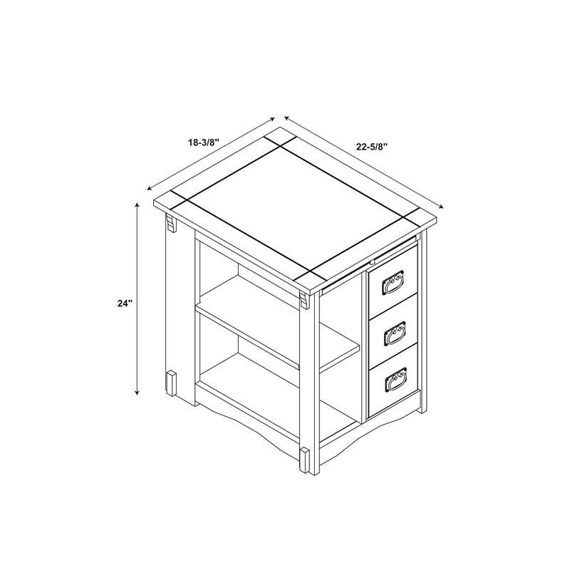 Cabinet Table O490