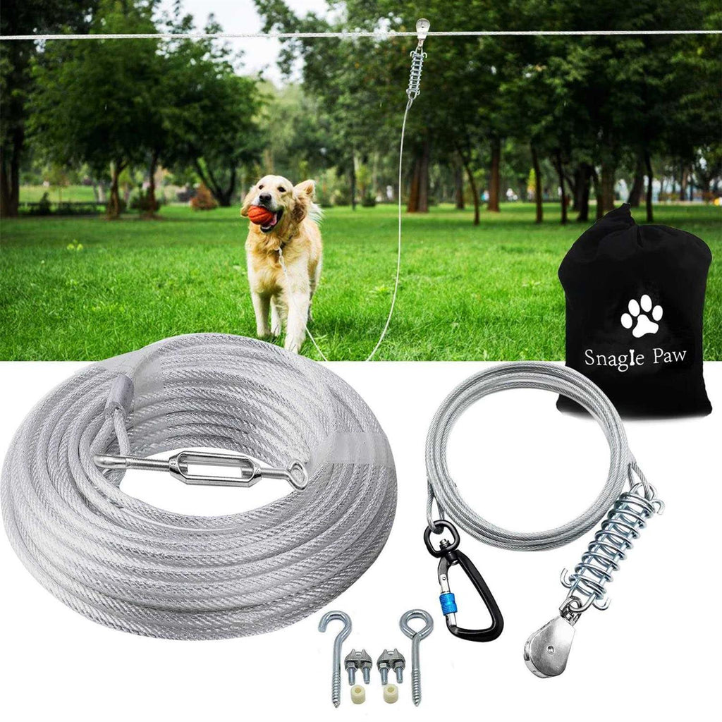 Dog Tie Out Runner with 10ft Pulley Runner Line K64248