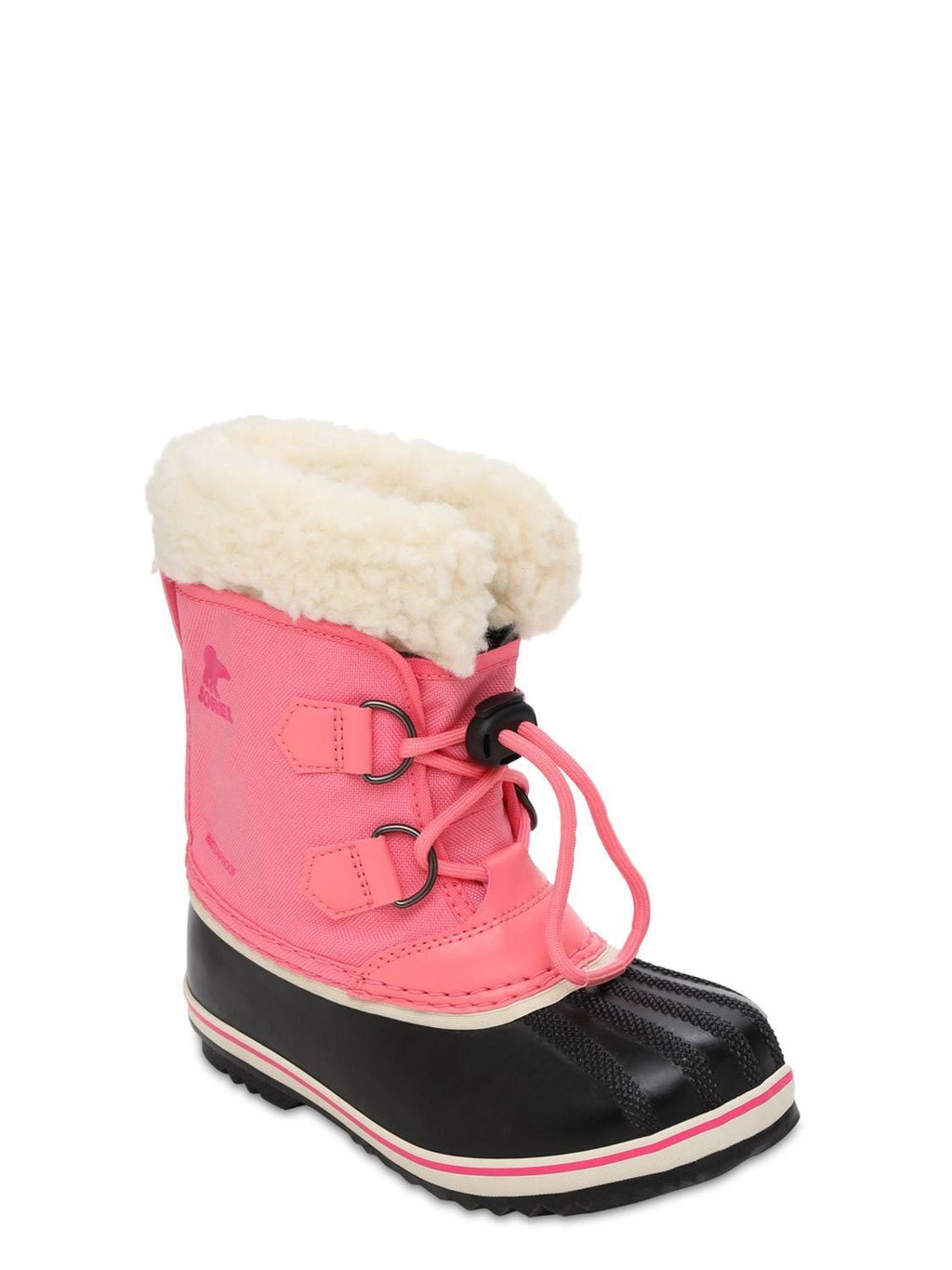 Kids Waterproof Nylon Canvas Boots Pink 11 H809663