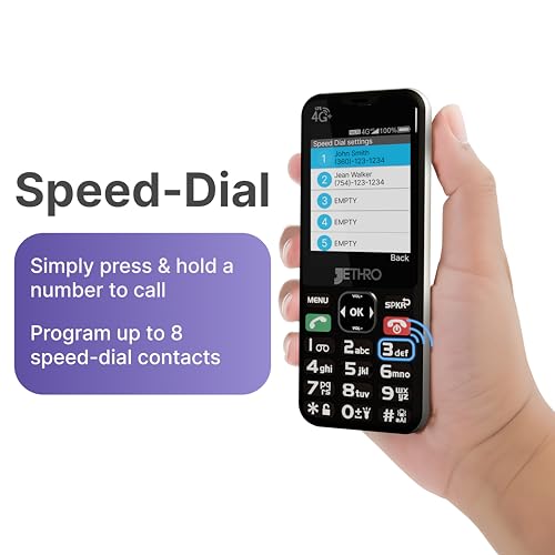 Large Button Cell Phone with 4GB High-Speed Data 6-Month Plan V548767