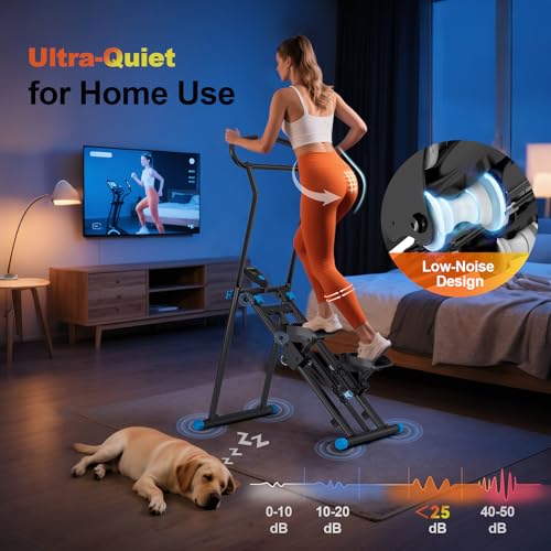 Compact Vertical Stepping Exercise Equipment with LCD Monitor U21312