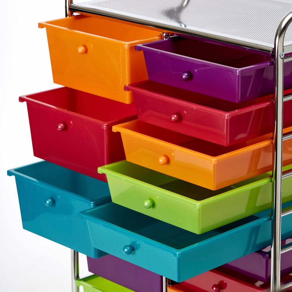 15 Drawer Organizer Cart P344