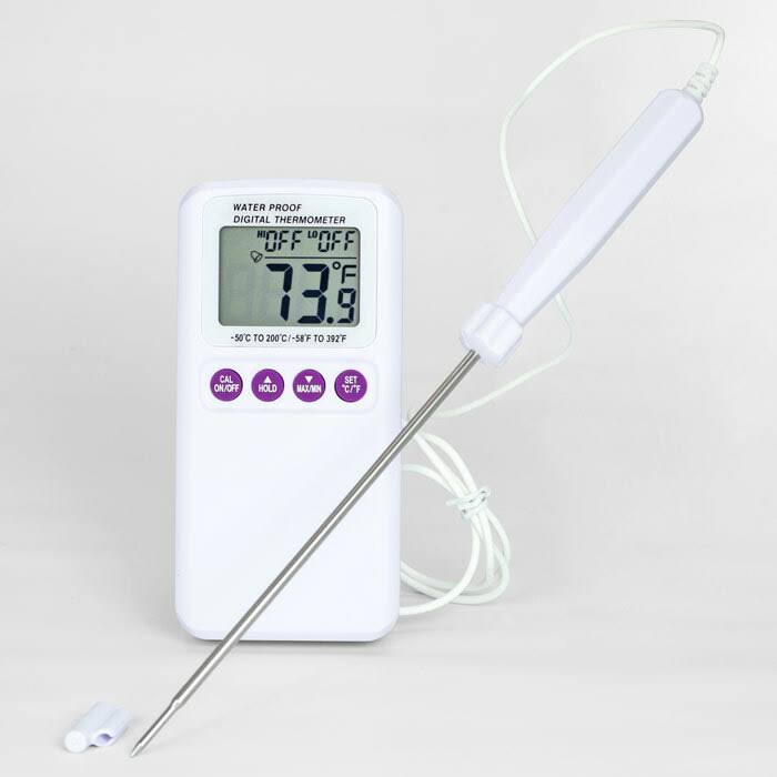 Calibrated Electronic Thermometers with Stainless Steel Probe L969