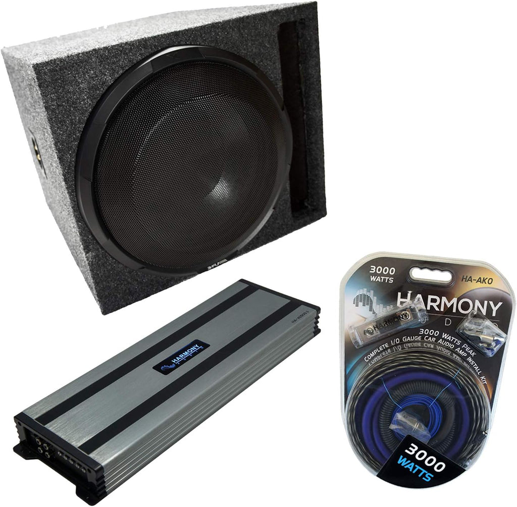 Ported 10 Sub Box Enclosure with Amplifier & Amp Kit Y7867