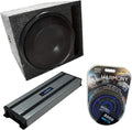 Ported 10 Sub Box Enclosure with Amplifier & Amp Kit Y7867