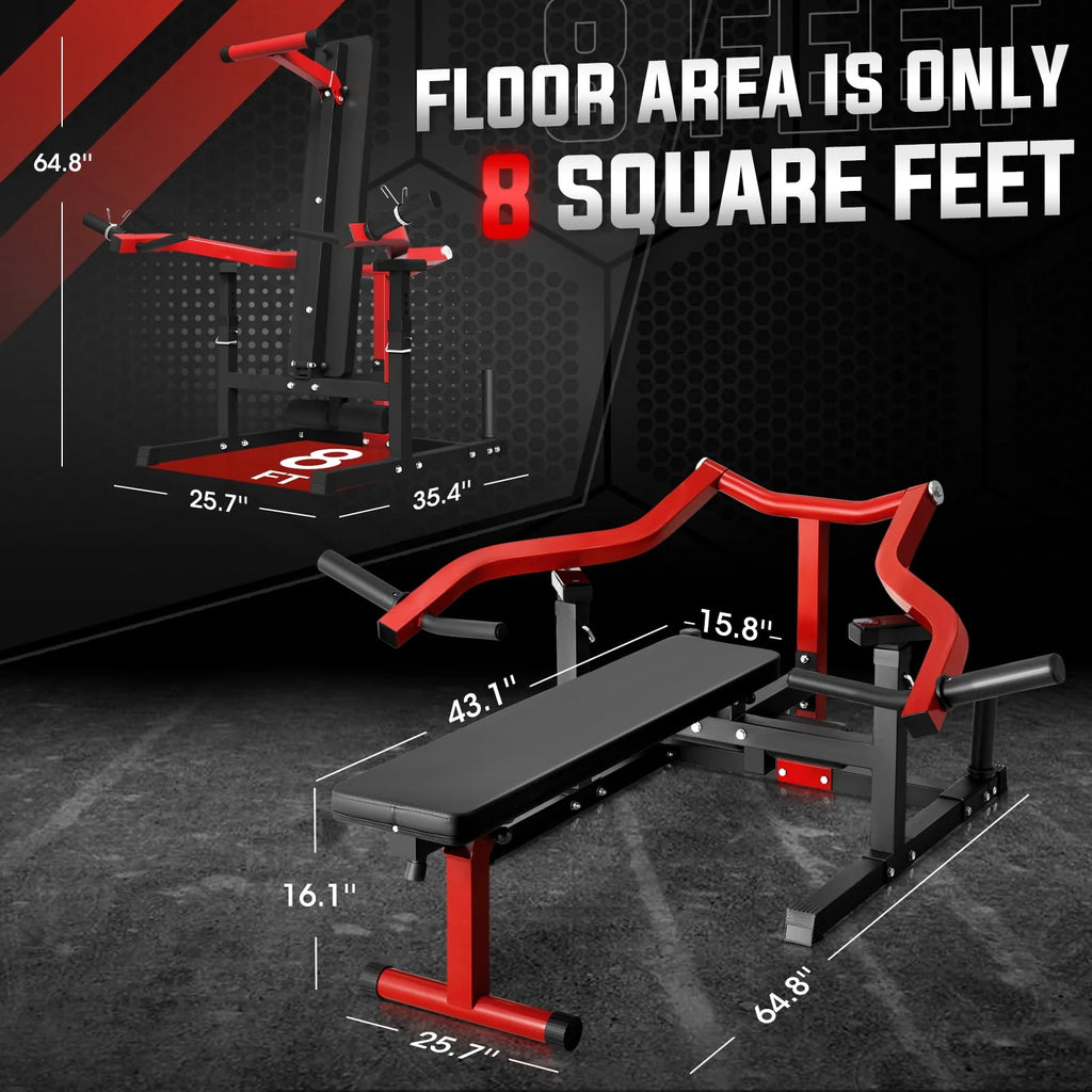 Chest Press Machine with Independent Converging Arms P76545
