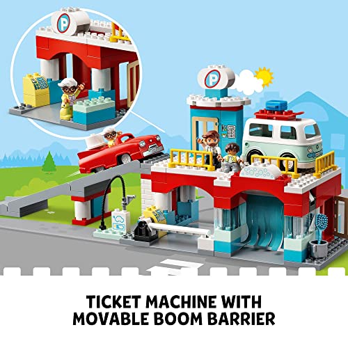 Parking Garage and Car Wash Set with Garage, Gas Station & Toy Cars Z7097