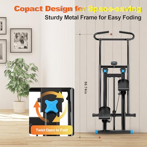 Compact Vertical Stepping Exercise Equipment with LCD Monitor U21312