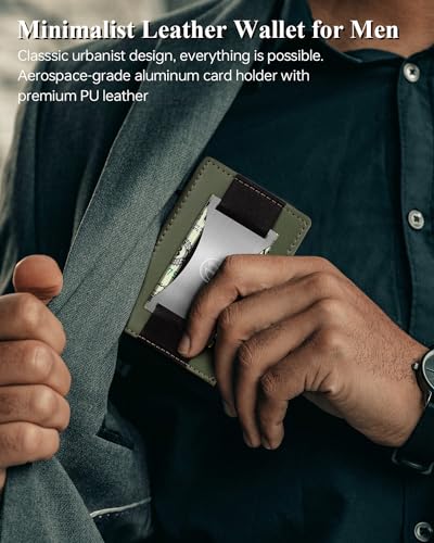 Slim Wallet Pop Up Card Holder with RFID Blocking M268721