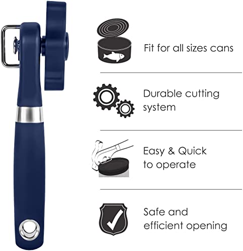 Manual Can Opener with Stainless Steel Blade P1873