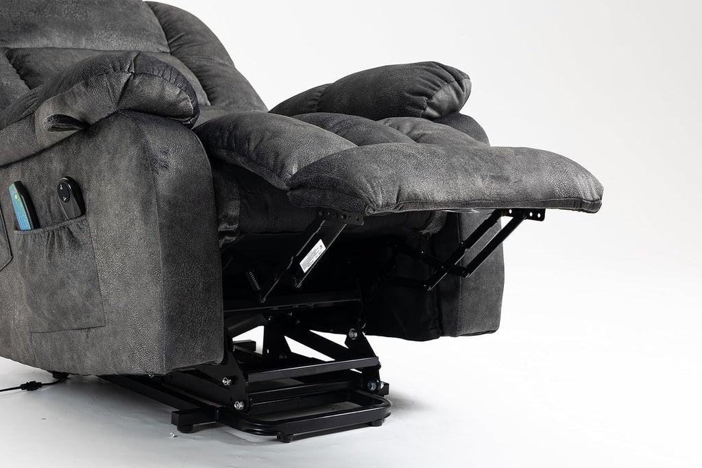 Oversized Dual Motor Lift Recliner with Heat and Massage F5063
