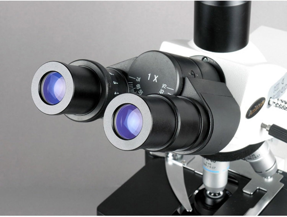 Digital Trinocular Compound Microscope, 40X-2500X Magnification, 5MP Camera C600235