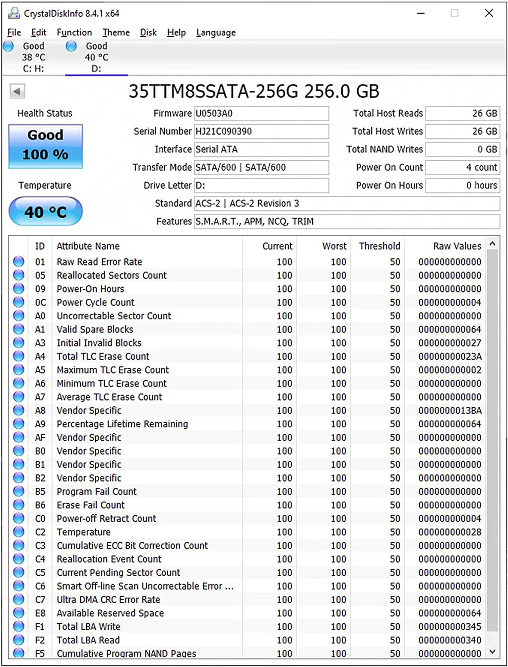 256GB M.2 2280 SATA III Internal Solid State Drive I247821