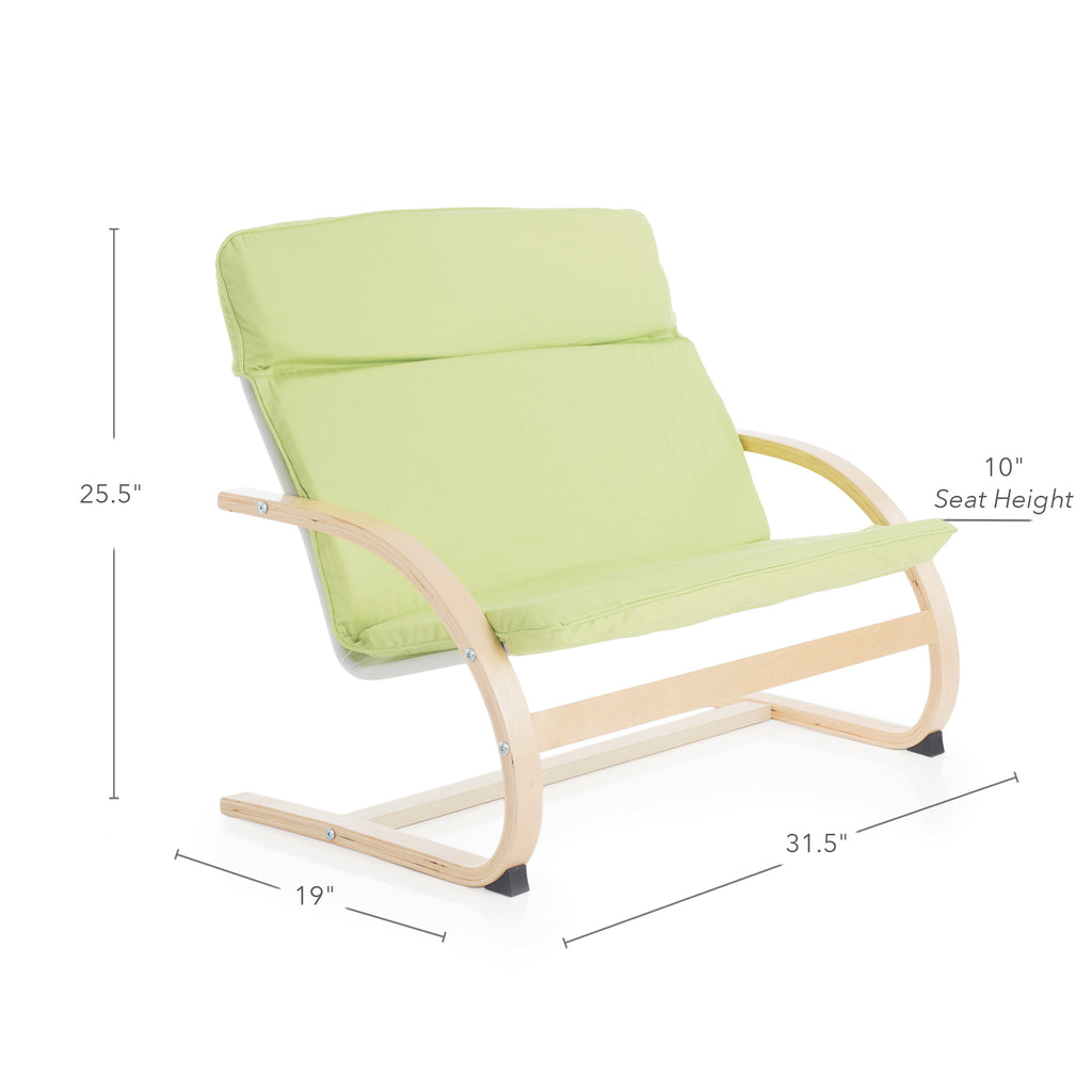 Light Green Kiddie Rocker Couch Q549407