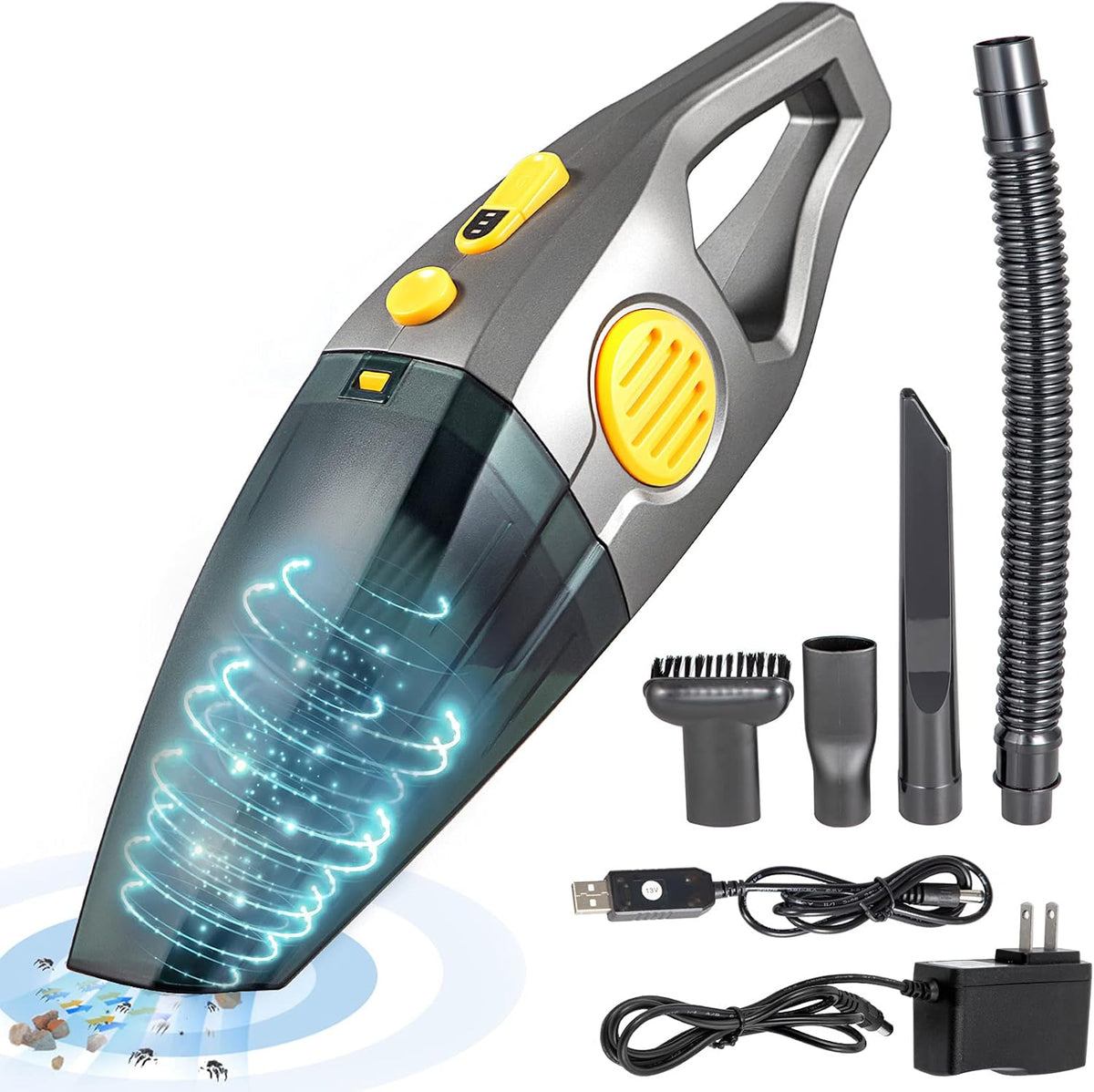 Handheld Cordless Vacuum with Stainless Steel Filter Z9197