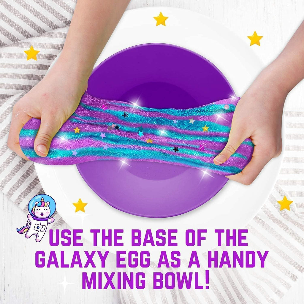 Egg Surprise Galaxy Slime Kit, 41 Pieces, 9.5 Inches High T2984