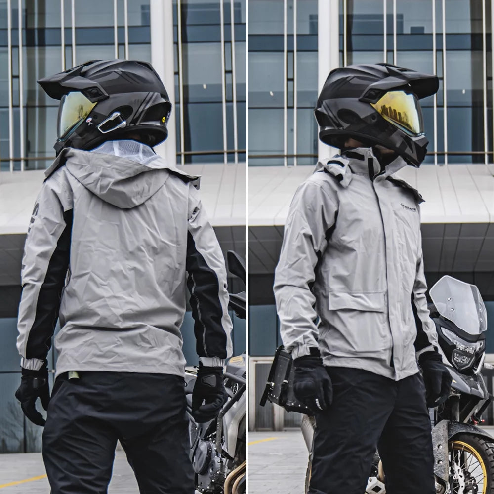 Waterproof Rain Coat Pants Set with Shoes Cover M28314