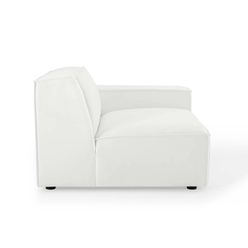 White 4-Piece Sectional Sofa R4177