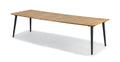 Slate Metal Legs Acacia Dining Table A720