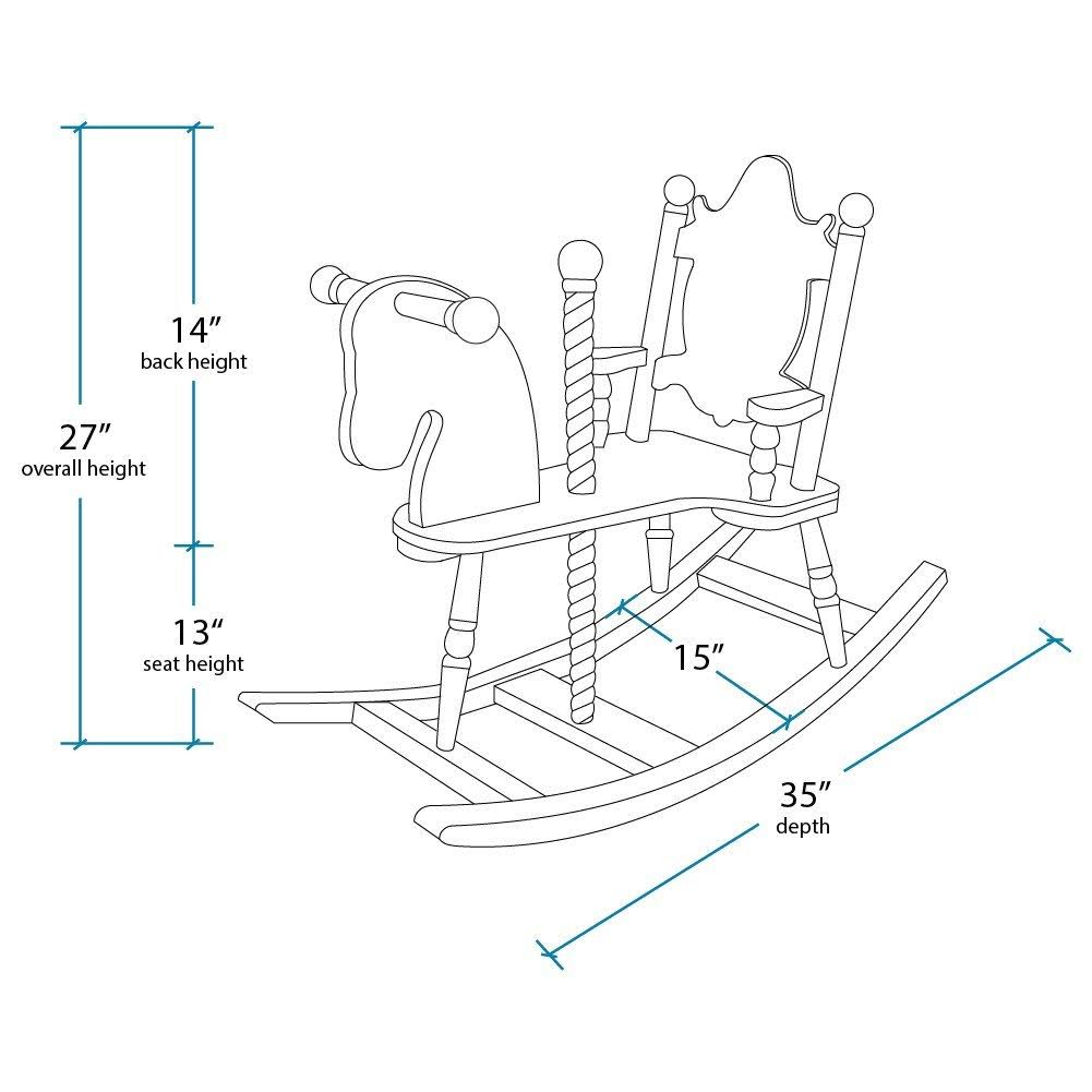 Carousel Rocking Horse N649