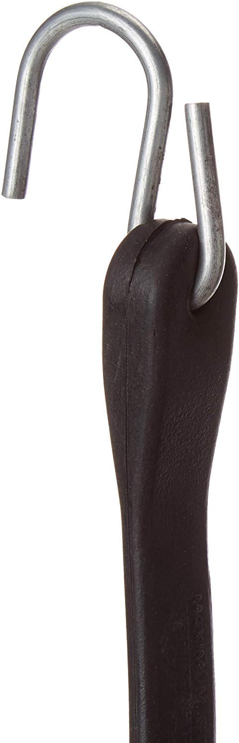 21" Rubber Bungee Cords with Hooks, Pack of 25 U515902