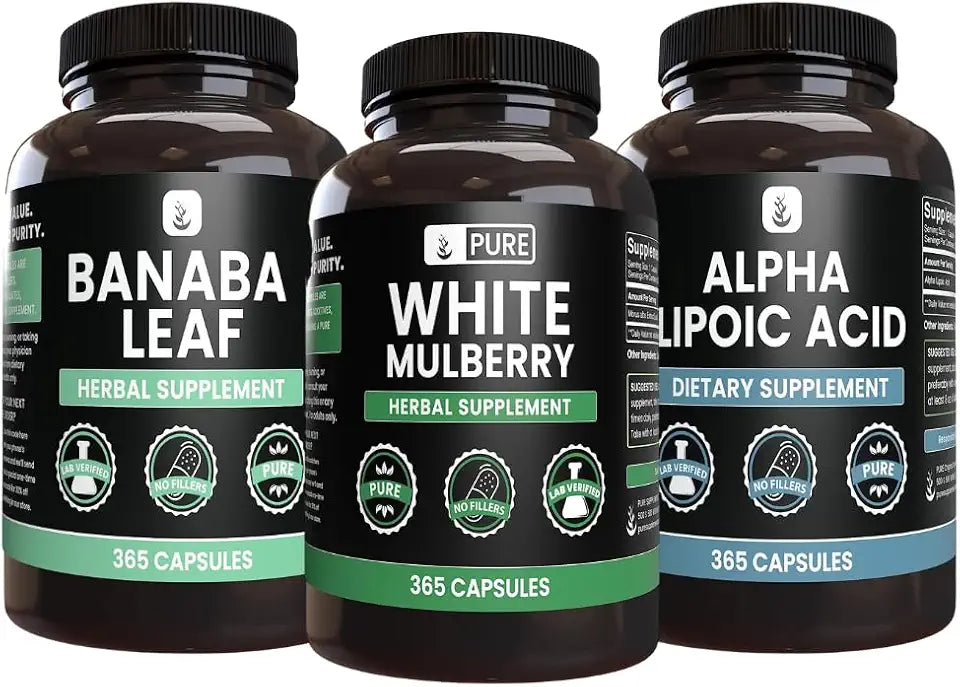 White Mulberry Alpha Lipoic Acid Banaba 365 Capsules O62670