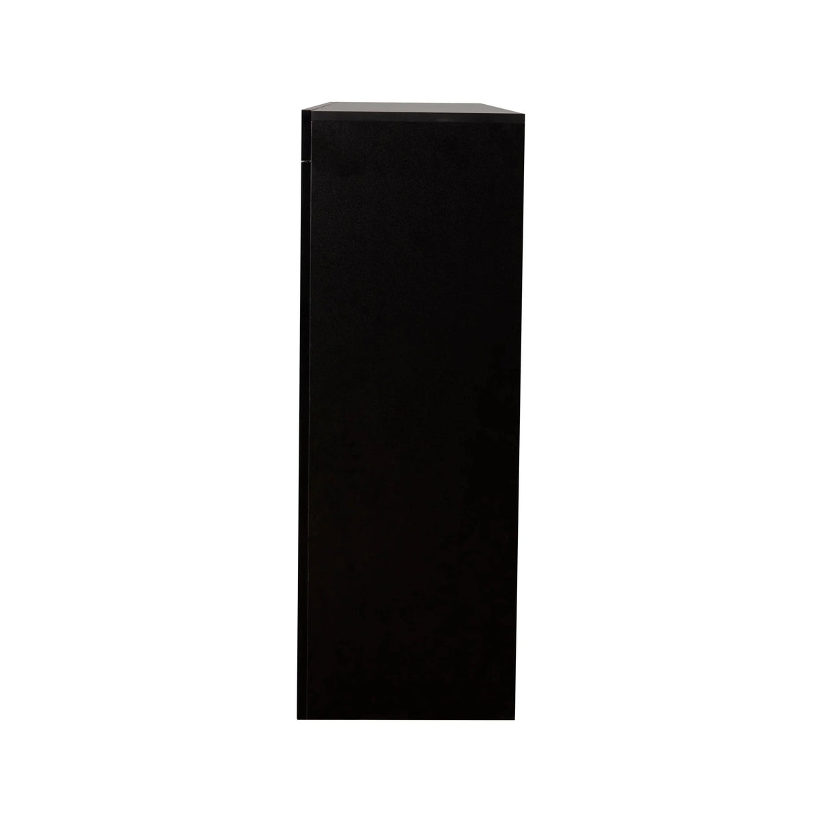 Black High Gloss Sideboard Storage Cabinet with LED Light Q8031