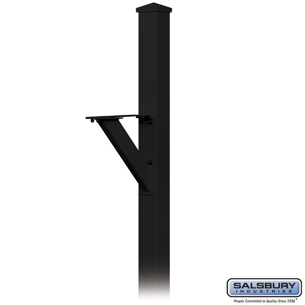 Black Decorative Mailbox Post C188871