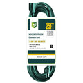 15 Ft Green 16/3 SJTW Extension Cord K5070