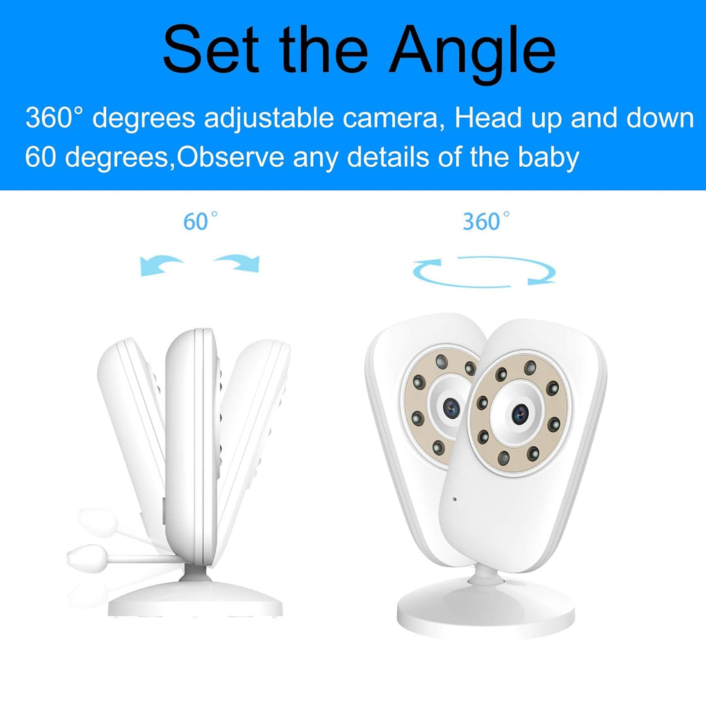 Baby Monitor with Camera and Video, 3.5 inch Y22872