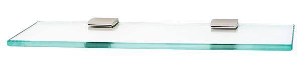 18x22 Glass Shelf with Brackets Polished Nickel T50274