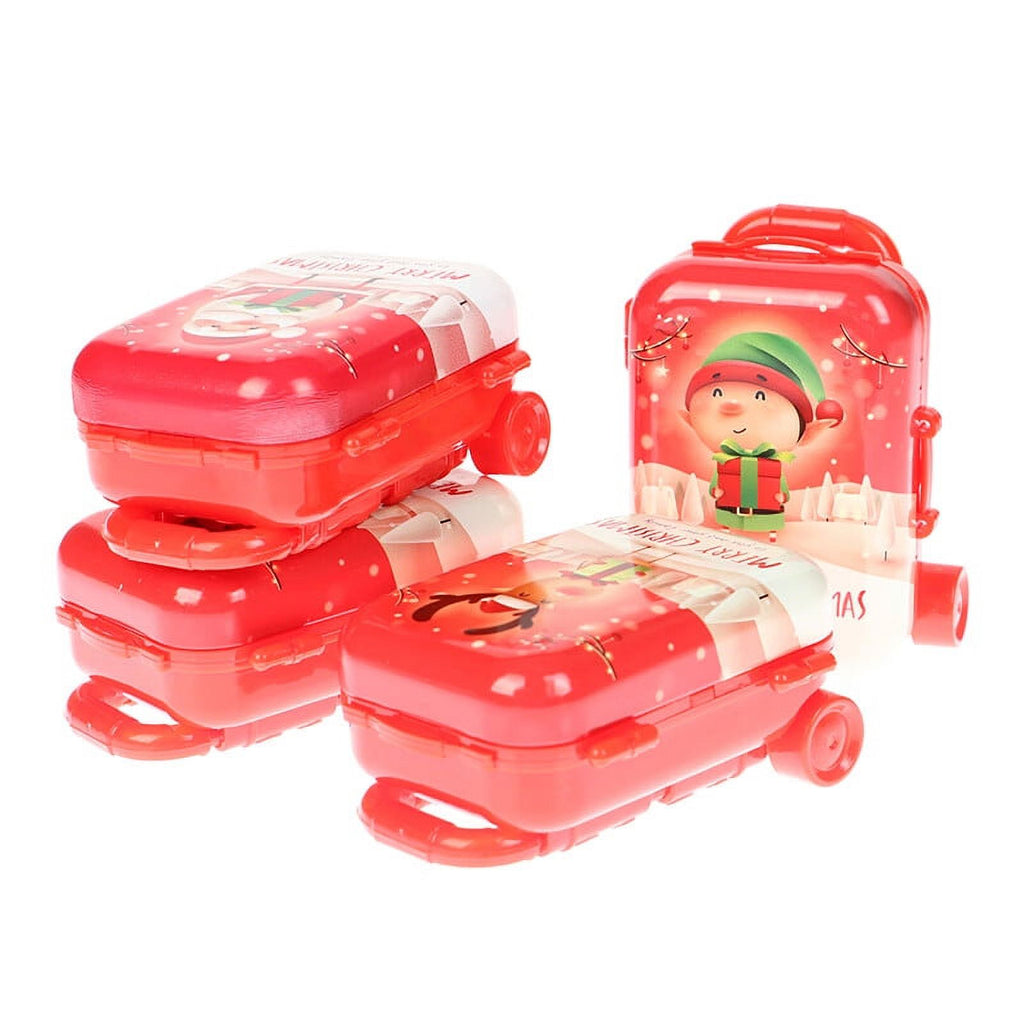 Mini Christmas Suitcase Dollhouse Decor T297