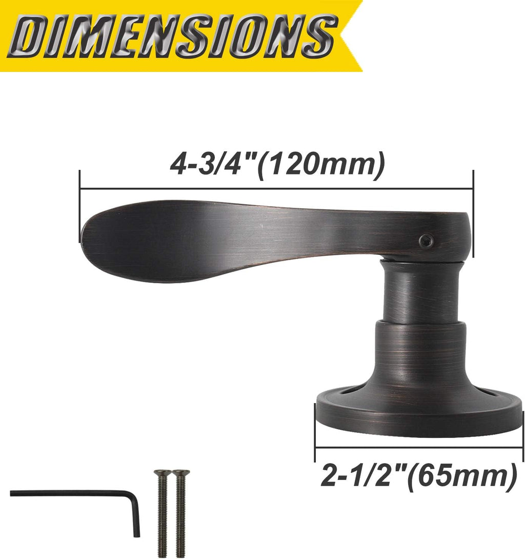 Oil Rubbed Bronze Dummy Door Handles, Right Handed 5 Pack C25600
