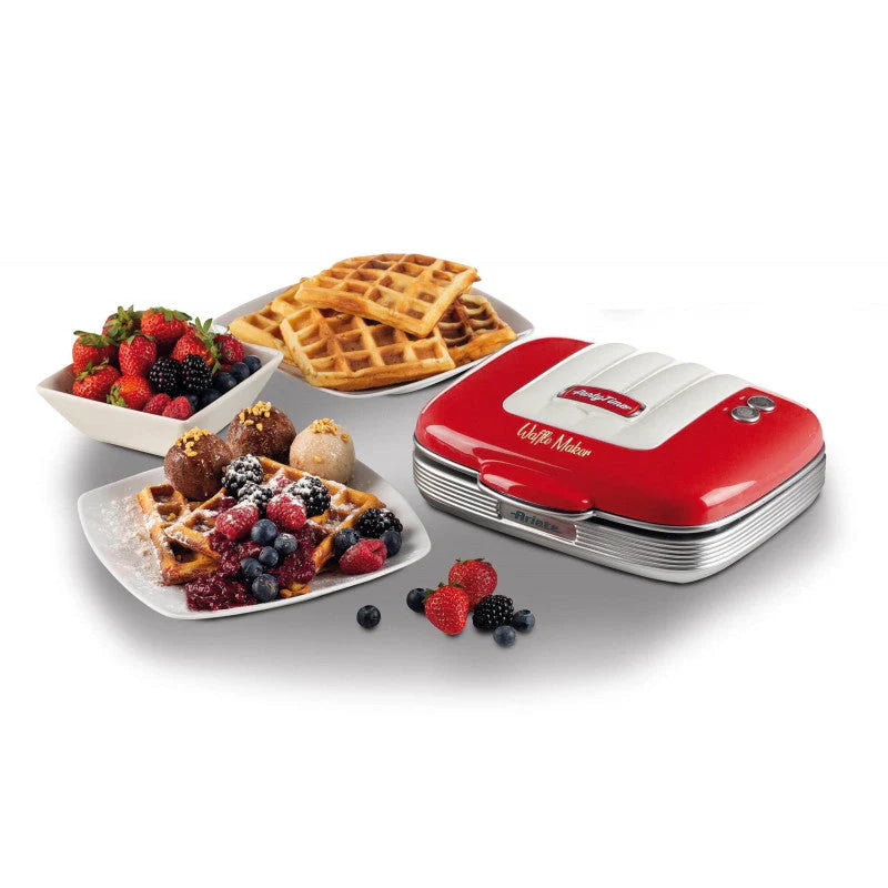 Red 700W Waffle Maker Y9792