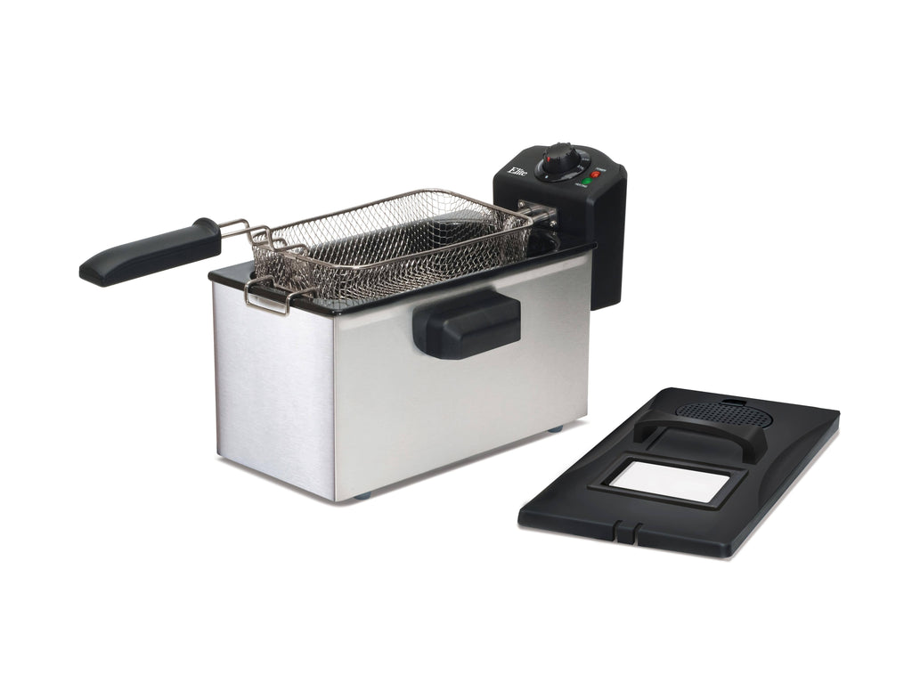 3.5-Quart Immersion Deep Stainless Steel Fryer A379434